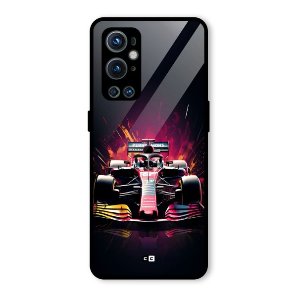 Game Racing Glass Back Case for OnePlus 9 Pro