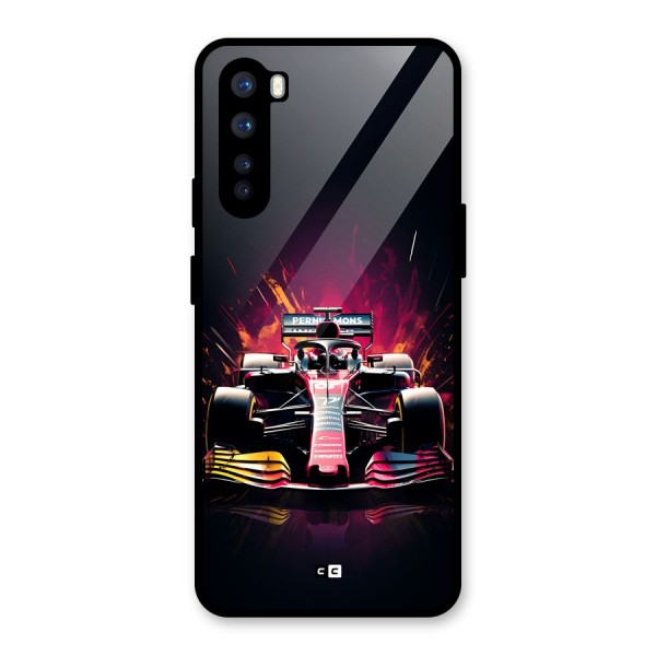 Game Racing Glass Back Case for OnePlus Nord