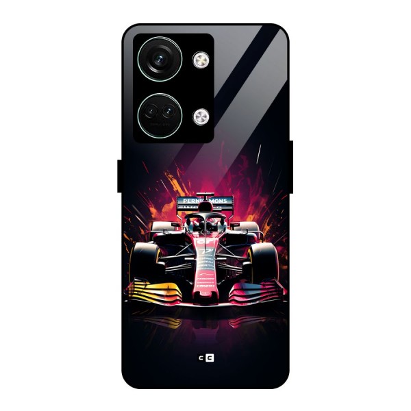 Game Racing Glass Back Case for Oneplus Nord 3