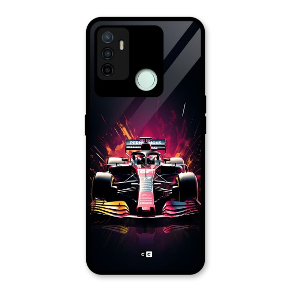 Game Racing Glass Back Case for Oppo A53