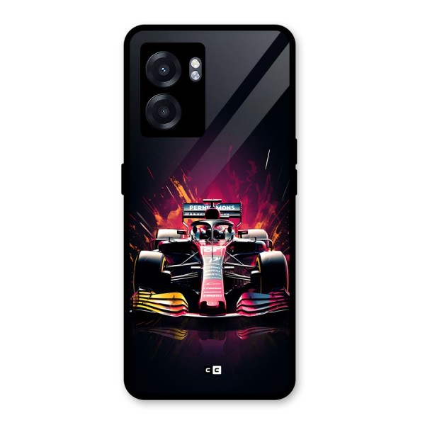 Game Racing Glass Back Case for Oppo K10 (5G)