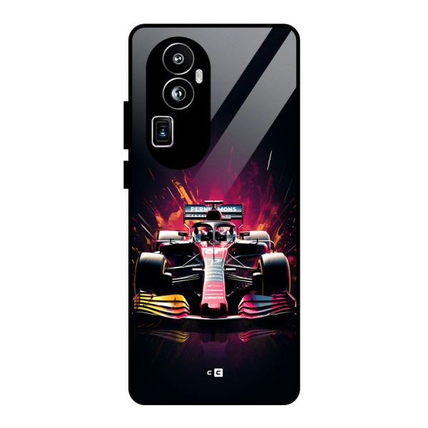 Game Racing Glass Back Case for Oppo Reno10 Pro Plus