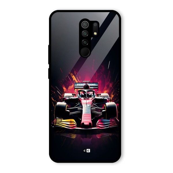 Game Racing Glass Back Case for Poco M2