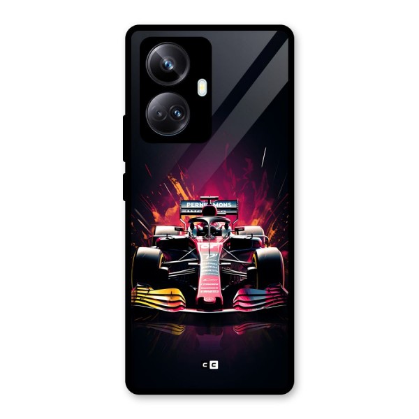 Game Racing Glass Back Case for Realme 10 Pro Plus