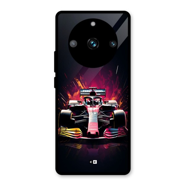 Game Racing Glass Back Case for Realme 11 Pro