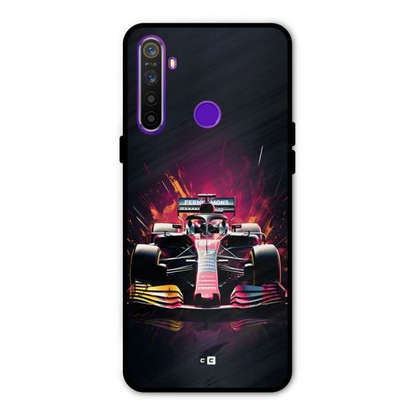 Game Racing Glass Back Case for Realme 5s