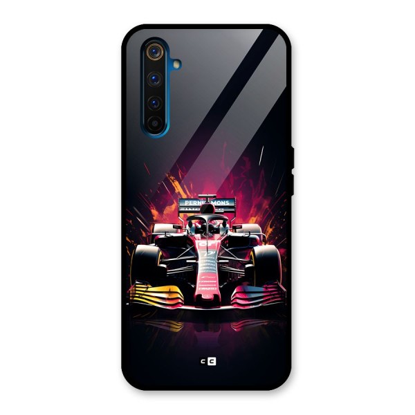 Game Racing Glass Back Case for Realme 6 Pro