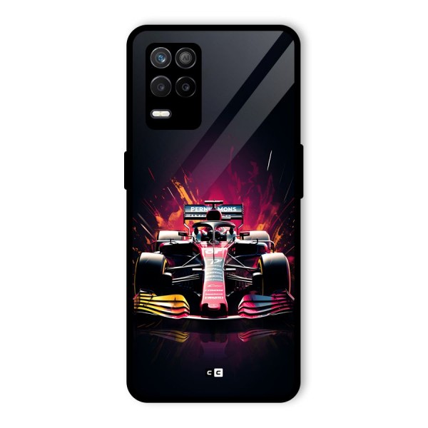 Game Racing Glass Back Case for Realme 8s 5G
