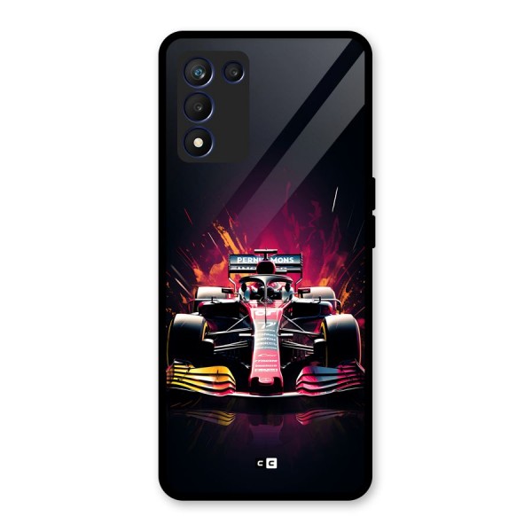 Game Racing Glass Back Case for Realme 9 5G Speed