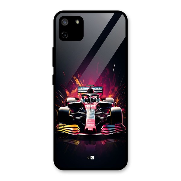 Game Racing Glass Back Case for Realme C11