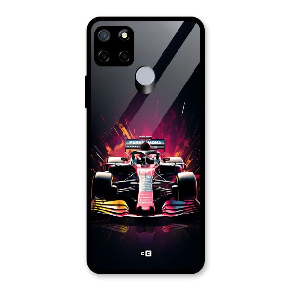 Game Racing Glass Back Case for Realme C12