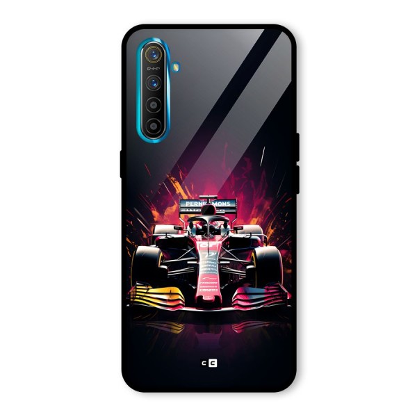 Game Racing Glass Back Case for Realme X2