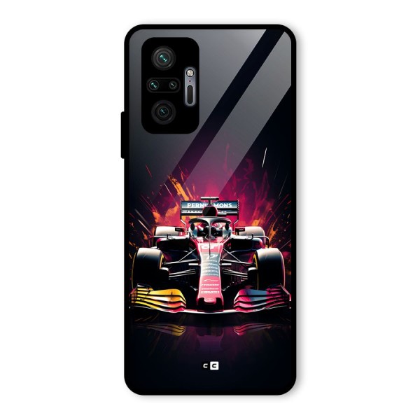 Game Racing Glass Back Case for Redmi Note 10 Pro