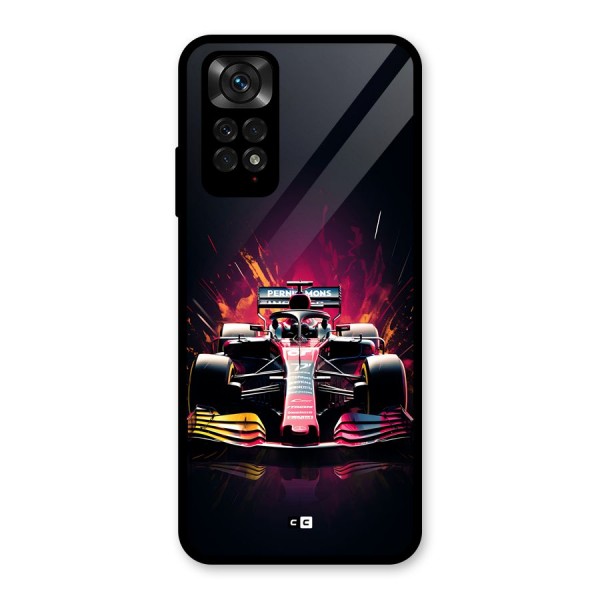 Game Racing Glass Back Case for Redmi Note 11S