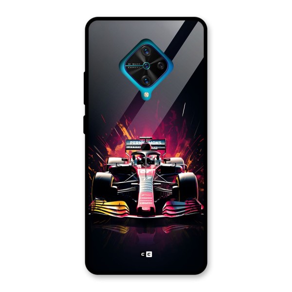 Game Racing Glass Back Case for Vivo S1 Pro