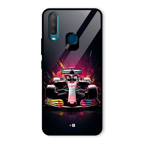 Game Racing Glass Back Case for Vivo U10