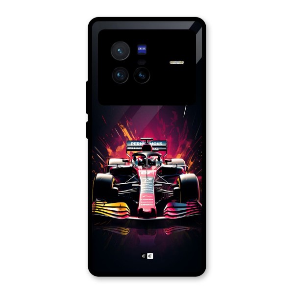 Game Racing Glass Back Case for Vivo X80