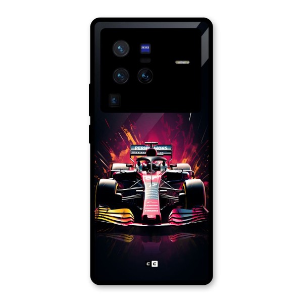 Game Racing Glass Back Case for Vivo X80 Pro