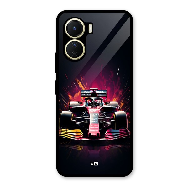 Game Racing Glass Back Case for Vivo Y56