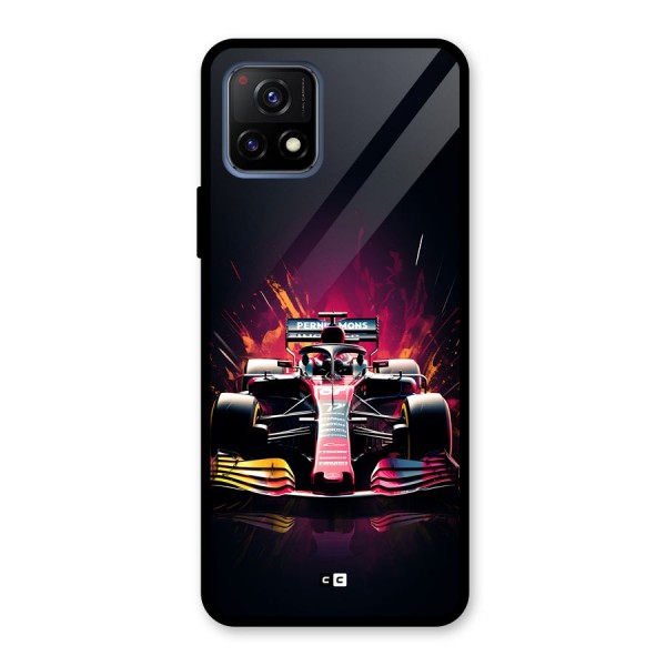 Game Racing Glass Back Case for Vivo Y72 5G