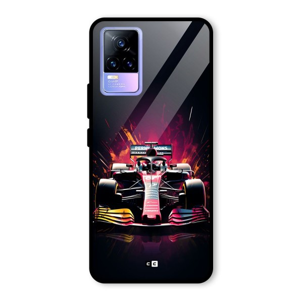 Game Racing Glass Back Case for Vivo Y73