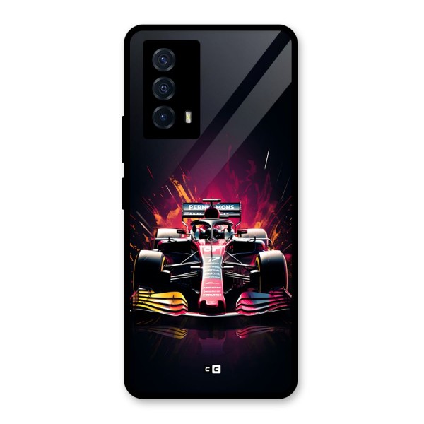 Game Racing Glass Back Case for Vivo iQOO Z5