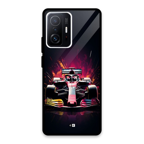 Game Racing Glass Back Case for Xiaomi 11T Pro