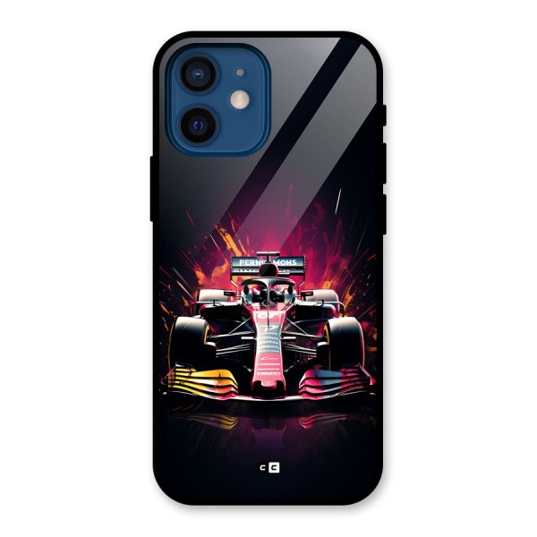 Game Racing Glass Back Case for iPhone 12 Mini