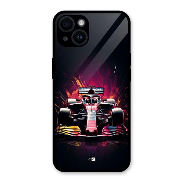 Game Racing Glass Back Case for iPhone 14