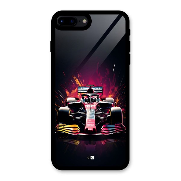 Game Racing Glass Back Case for iPhone 7 Plus