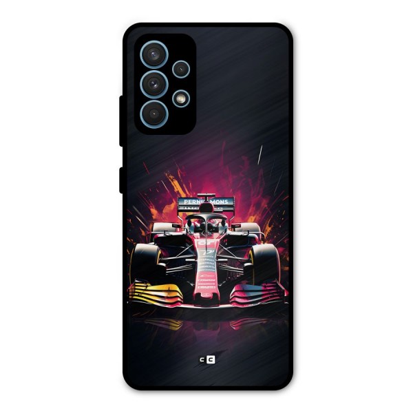 Game Racing Metal Back Case for Galaxy A32