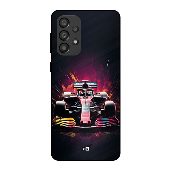 Game Racing Metal Back Case for Galaxy A33 5G