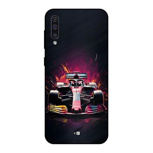 Game Racing Metal Back Case for Galaxy A50