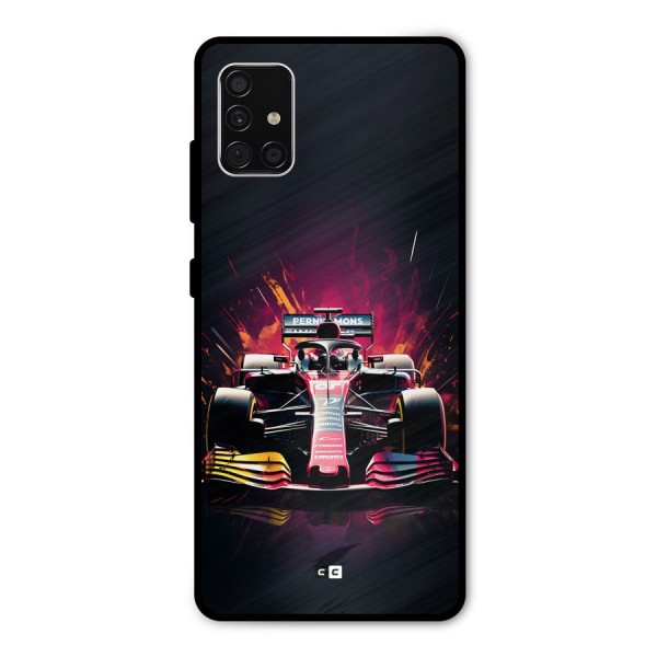 Game Racing Metal Back Case for Galaxy A51