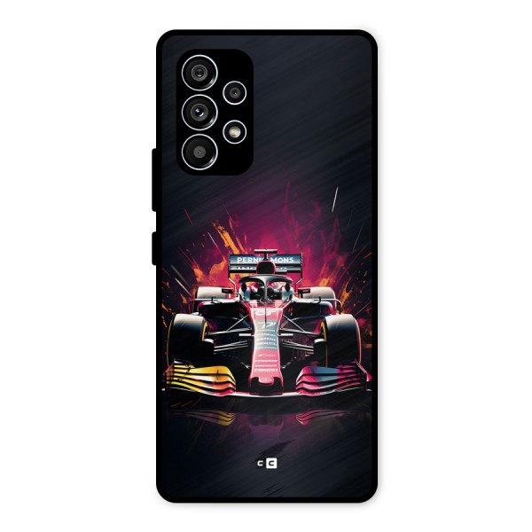 Game Racing Metal Back Case for Galaxy A53 5G