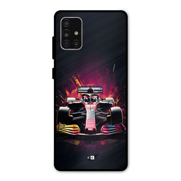 Game Racing Metal Back Case for Galaxy A71