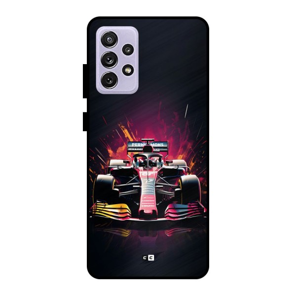 Game Racing Metal Back Case for Galaxy A72