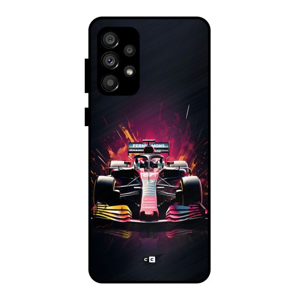 Game Racing Metal Back Case for Galaxy A73 5G