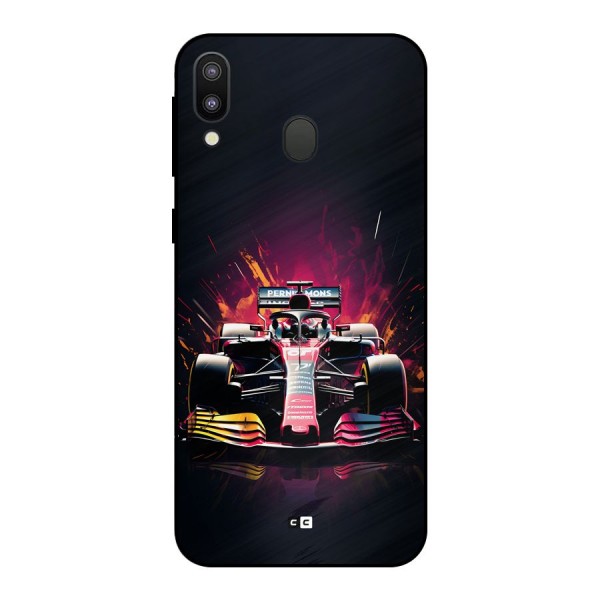 Game Racing Metal Back Case for Galaxy M20