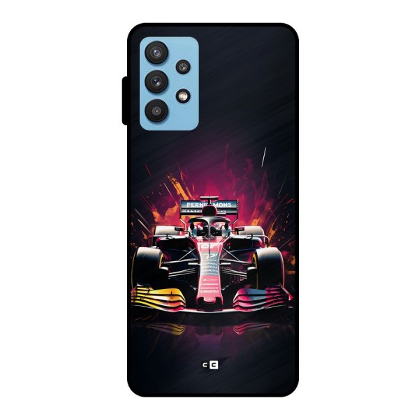 Game Racing Metal Back Case for Galaxy M32 5G