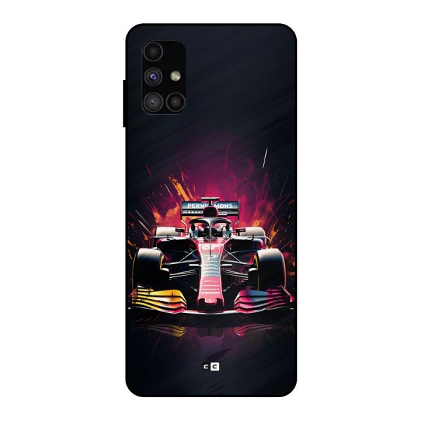 Game Racing Metal Back Case for Galaxy M51