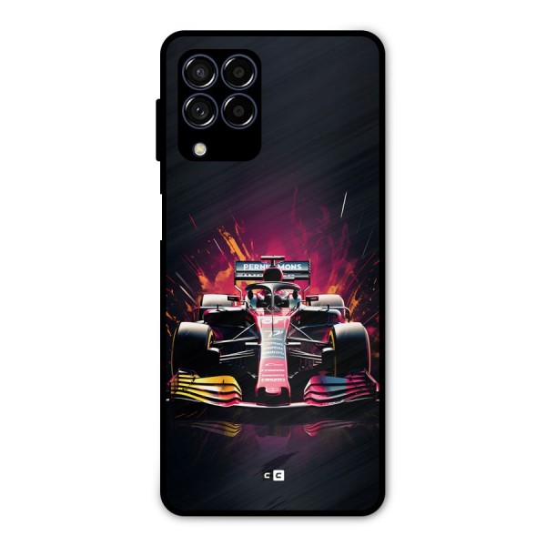 Game Racing Metal Back Case for Galaxy M53 5G