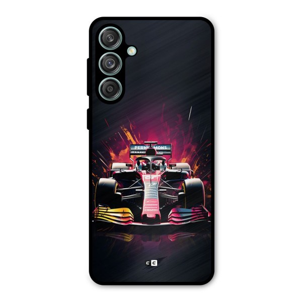 Game Racing Metal Back Case for Galaxy M55 5G