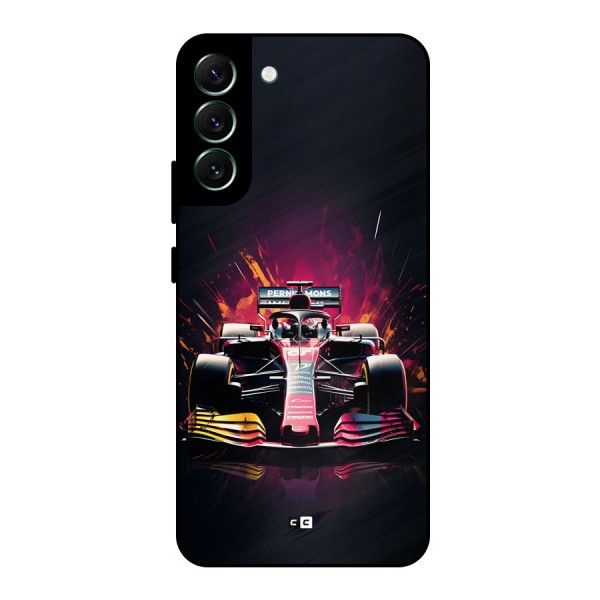 Game Racing Metal Back Case for Galaxy S22 Plus 5G