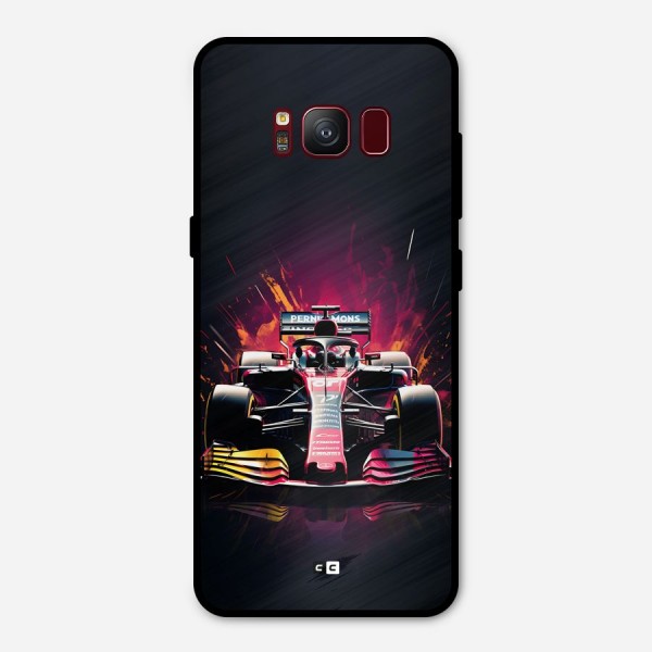 Game Racing Metal Back Case for Galaxy S8