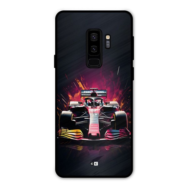 Game Racing Metal Back Case for Galaxy S9 Plus