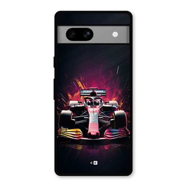 Game Racing Metal Back Case for Google Pixel 7a