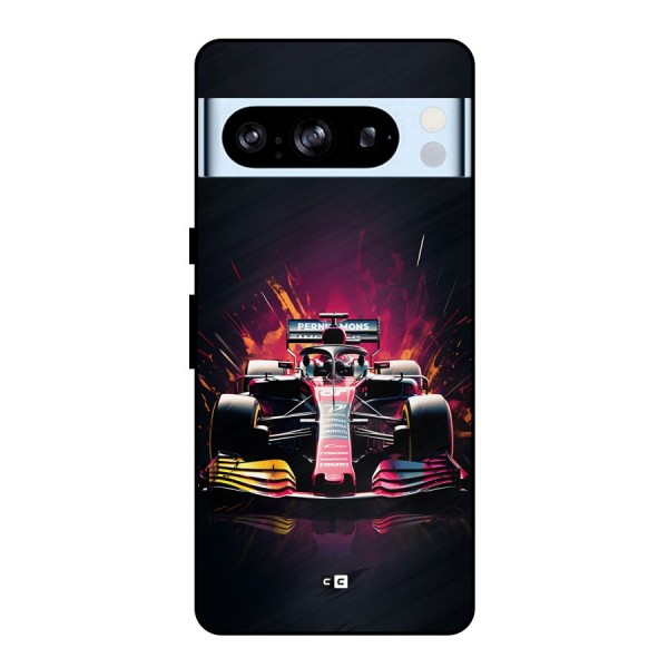 Game Racing Metal Back Case for Google Pixel 8 Pro