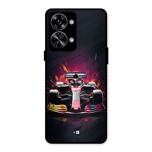 Game Racing Metal Back Case for OnePlus Nord 2T