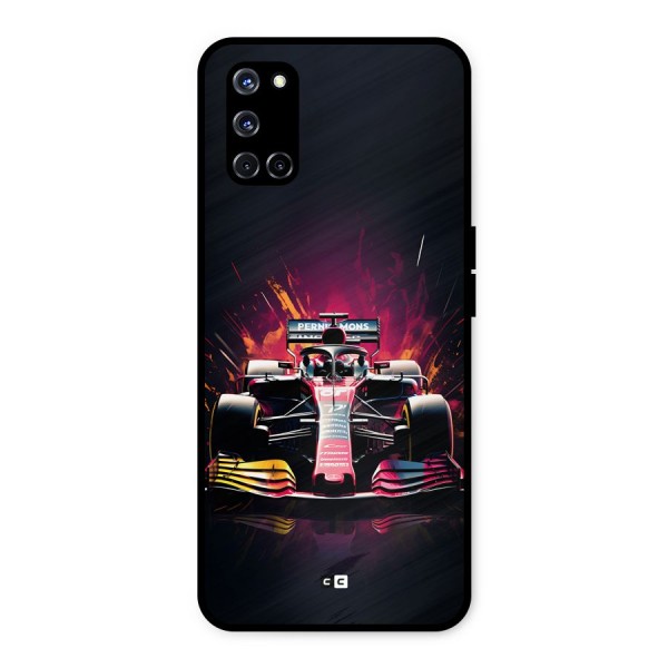 Game Racing Metal Back Case for Oppo A52